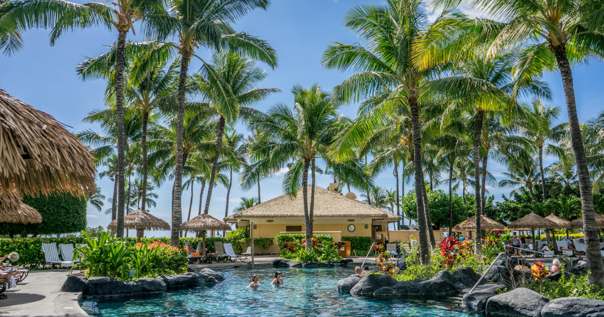 ハワイのリゾートのイメージ